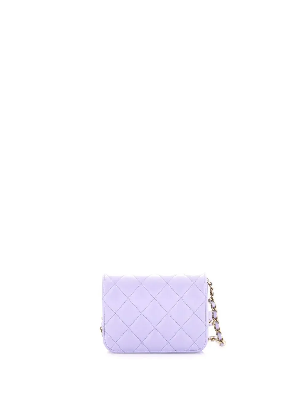 Chanel Bow Strap Card Holder On Chain #295140C20B